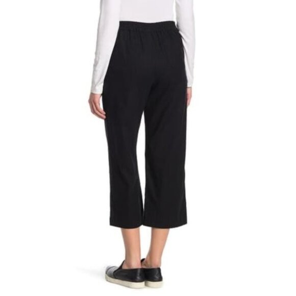 Caslon Linen Blend Wide Leg Crop Pants - Picture 2 of 7